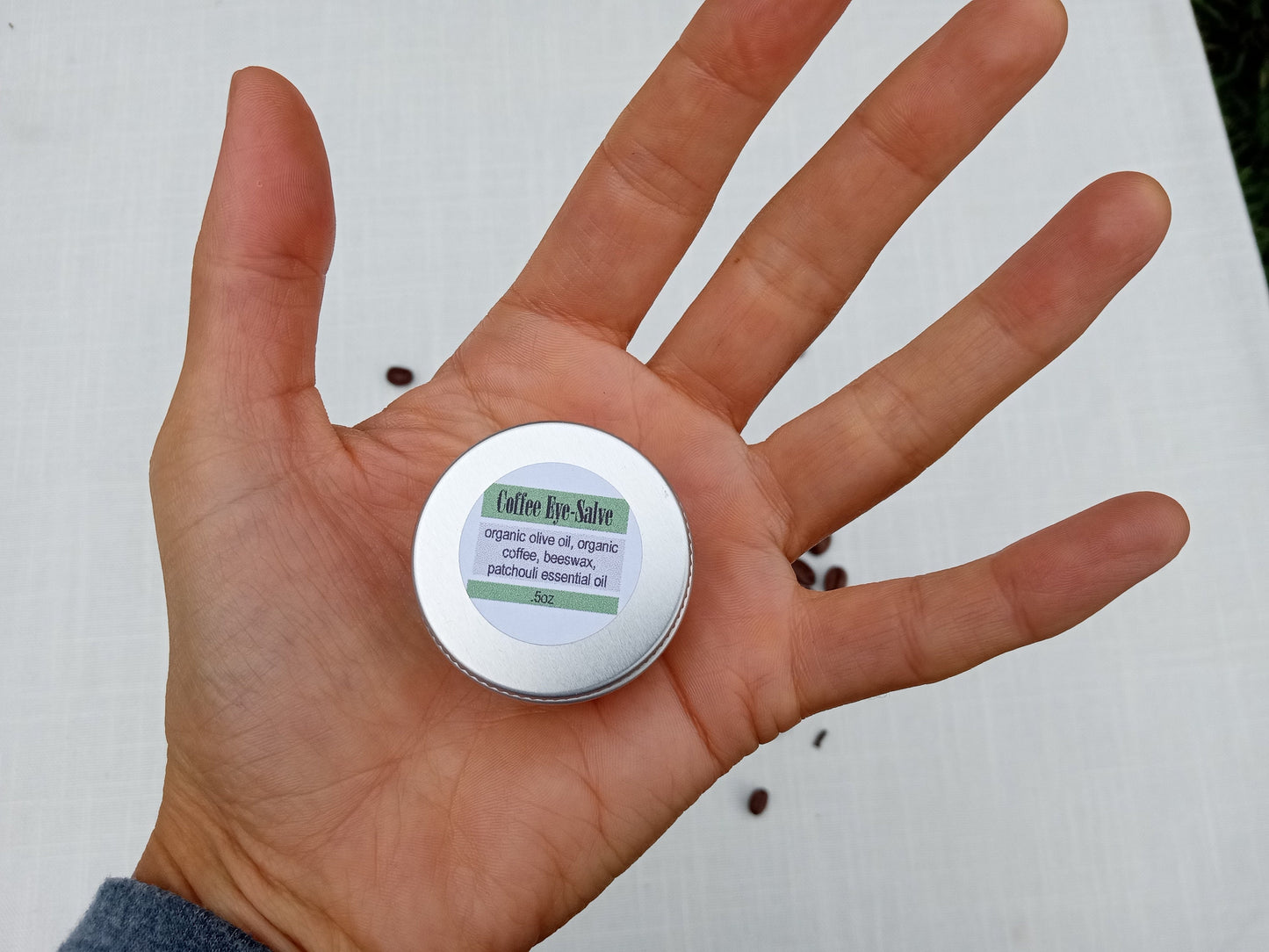 Crone Salve with Coffee & Patchouli - Caffeine Infused Wrinkle Salve - Coffee Ointment Promotes Graceful Aging - Chemical-Free Face Cream