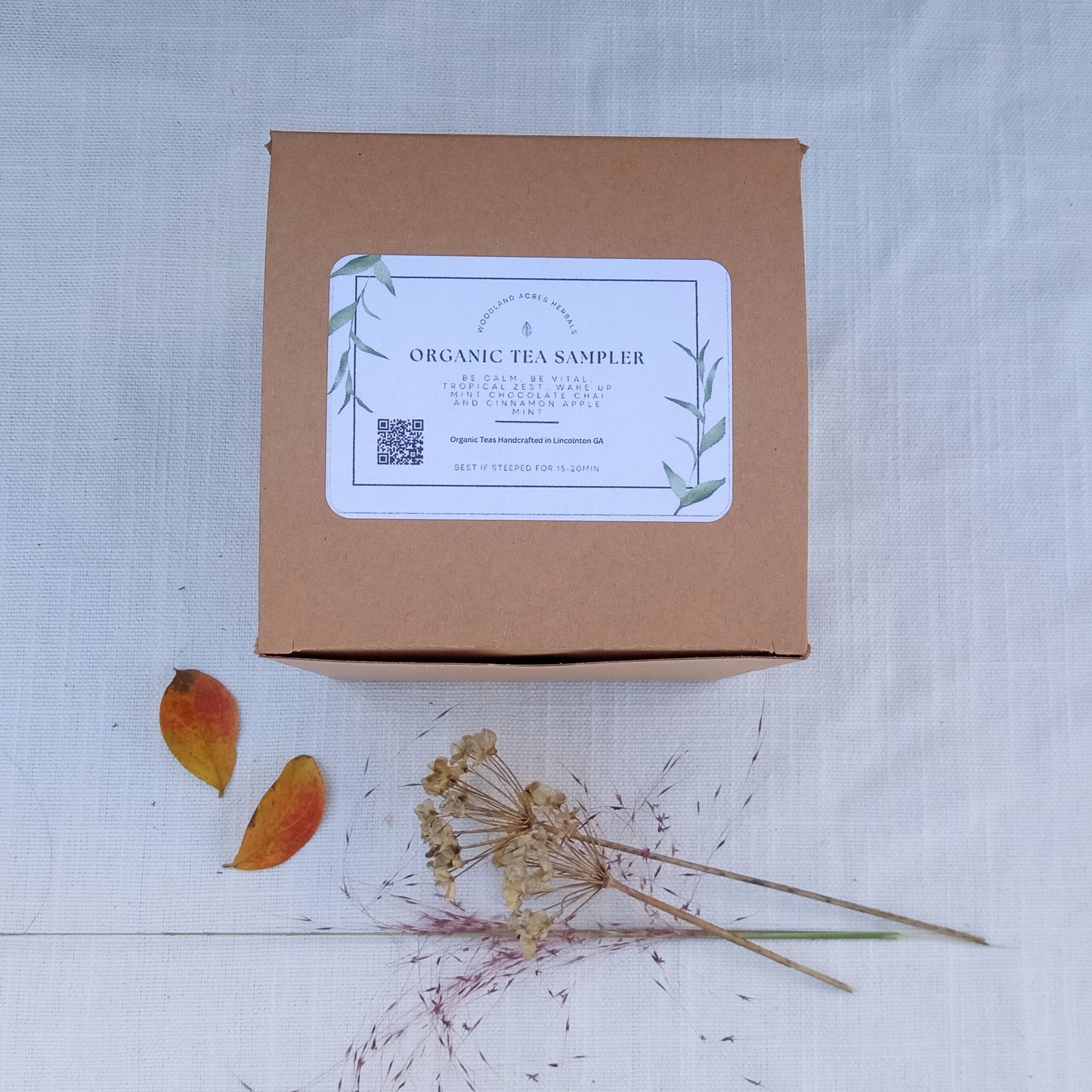 Organic Herbal Tea Sampler: Handcrafted Loose Leaf Tea Blends