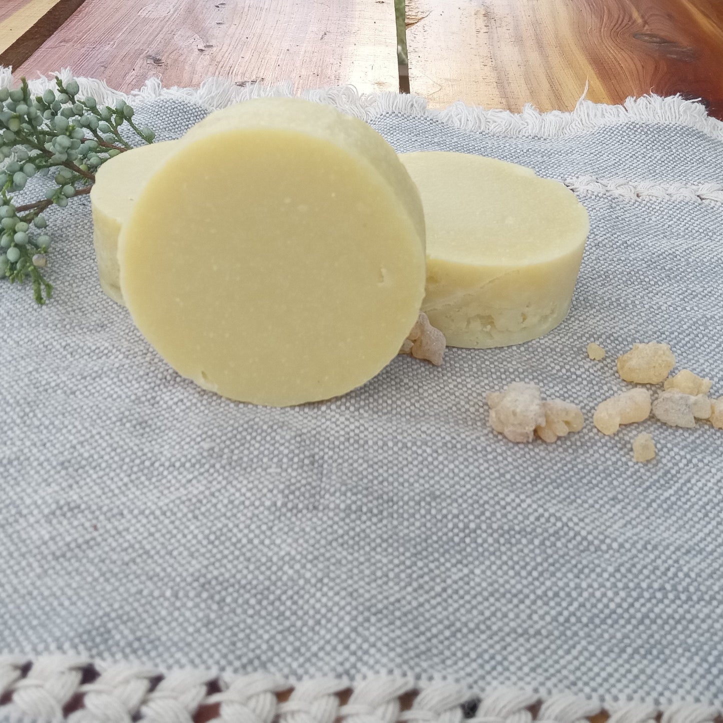 Evergreen Glade - Frankincense Infused Olive Oil & Shea Butter Soap Scented with Cypress Essential Oil - Natural Handmade Chemical-Free Bar Soap for Guys