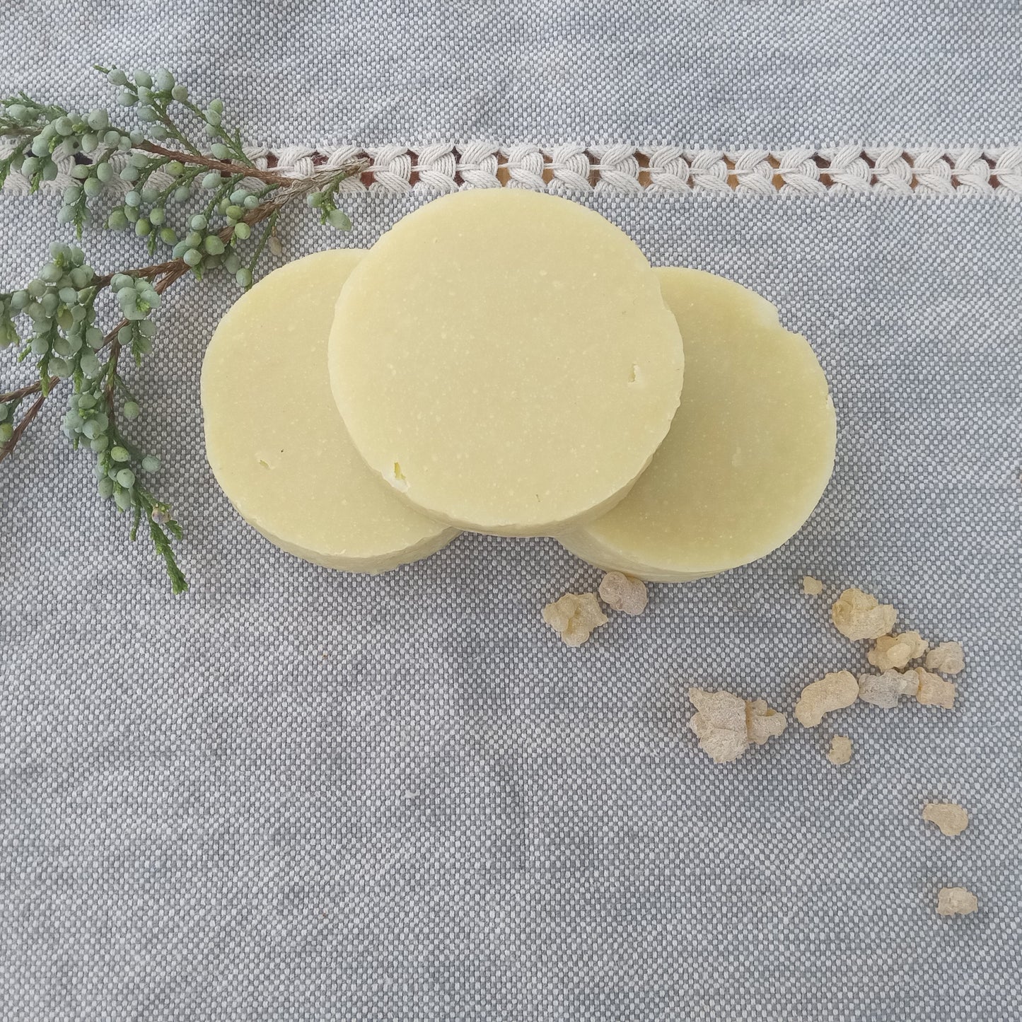 Evergreen Glade - Frankincense Infused Olive Oil & Shea Butter Soap Scented with Cypress Essential Oil - Natural Handmade Chemical-Free Bar Soap for Guys