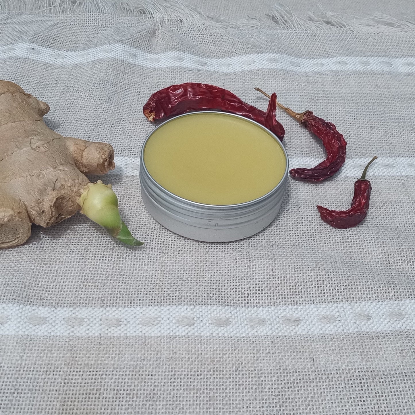 Herbal Sore Muscle Massage Balm with Cayenne & Ginger - Warming Ache Rub with Eucalyptus & Black Pepper - Natural Gifts for Him