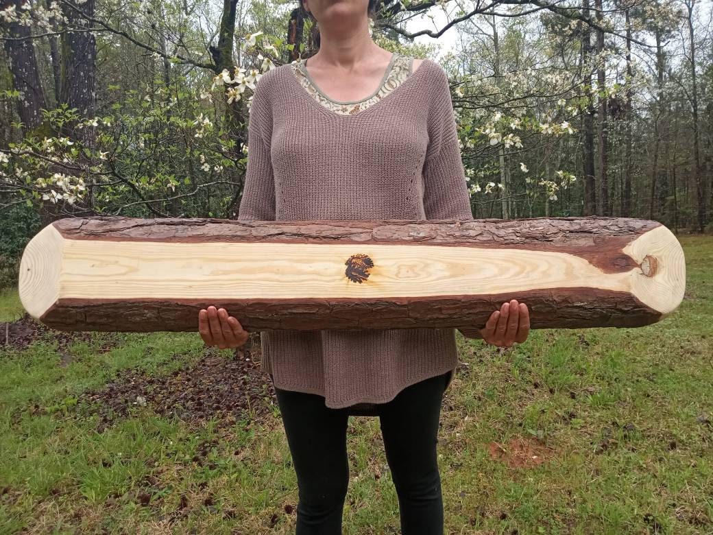 Handmade Wooden Trough: Rustic Farmhouse Centerpiece (48")