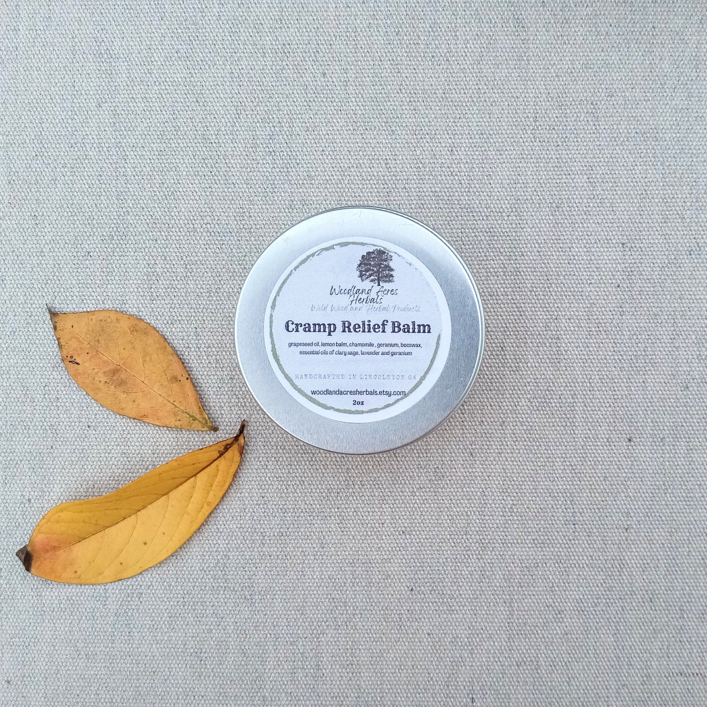 Period Cramp Relief Rub with Clary Sage & Geranium - Period Salve with Lavender - Herbal Gifts for Daughter - Moon Balm