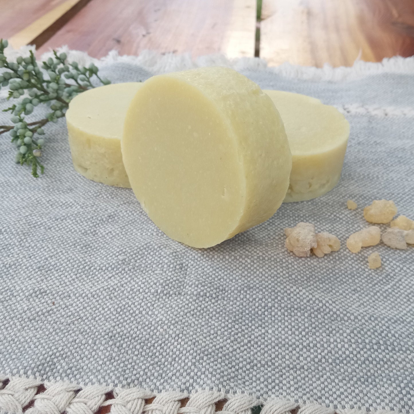 Evergreen Glade - Frankincense Infused Olive Oil & Shea Butter Soap Scented with Cypress Essential Oil - Natural Handmade Chemical-Free Bar Soap for Guys