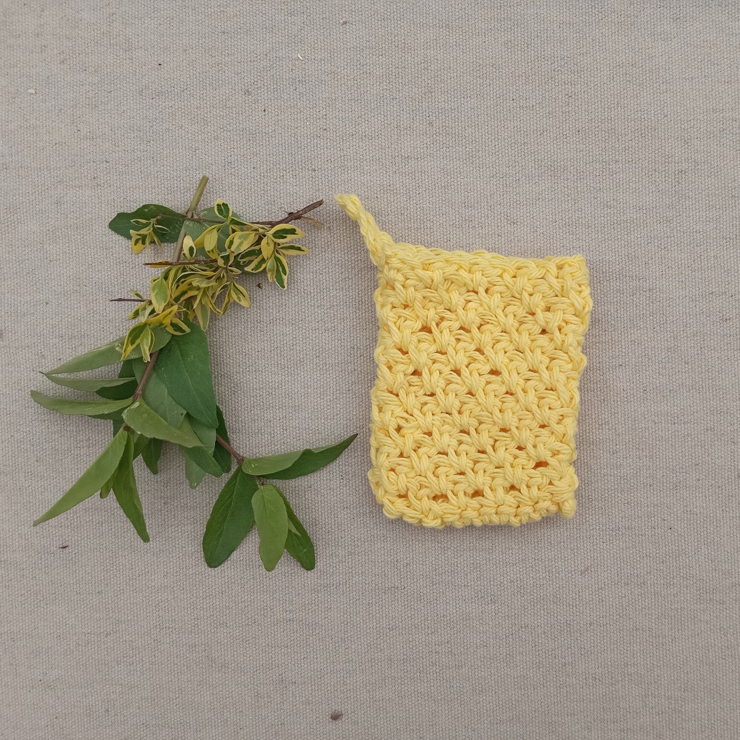 Handmade Cotton Soap Sack - Natural Shower Scrubby for Eco-Friendly Bathing - Crochet Soap Saver - Cute Bathroom Accessories - Washcloths