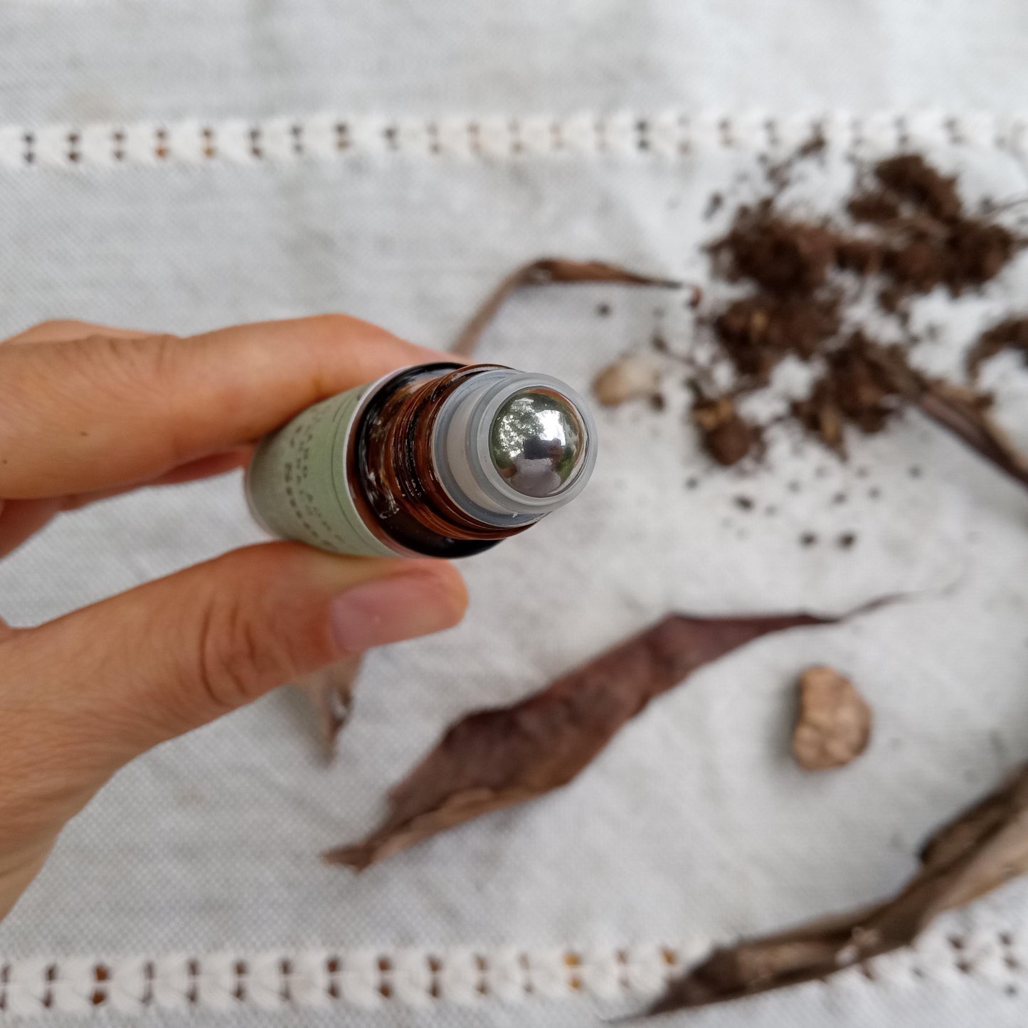 Soil & Smoke Essential Oil Cologne Roll-On for Men with Tobacco, Patchouli, and Cedarwood - Natural Fragrance Roller - Birthday Gift for Him