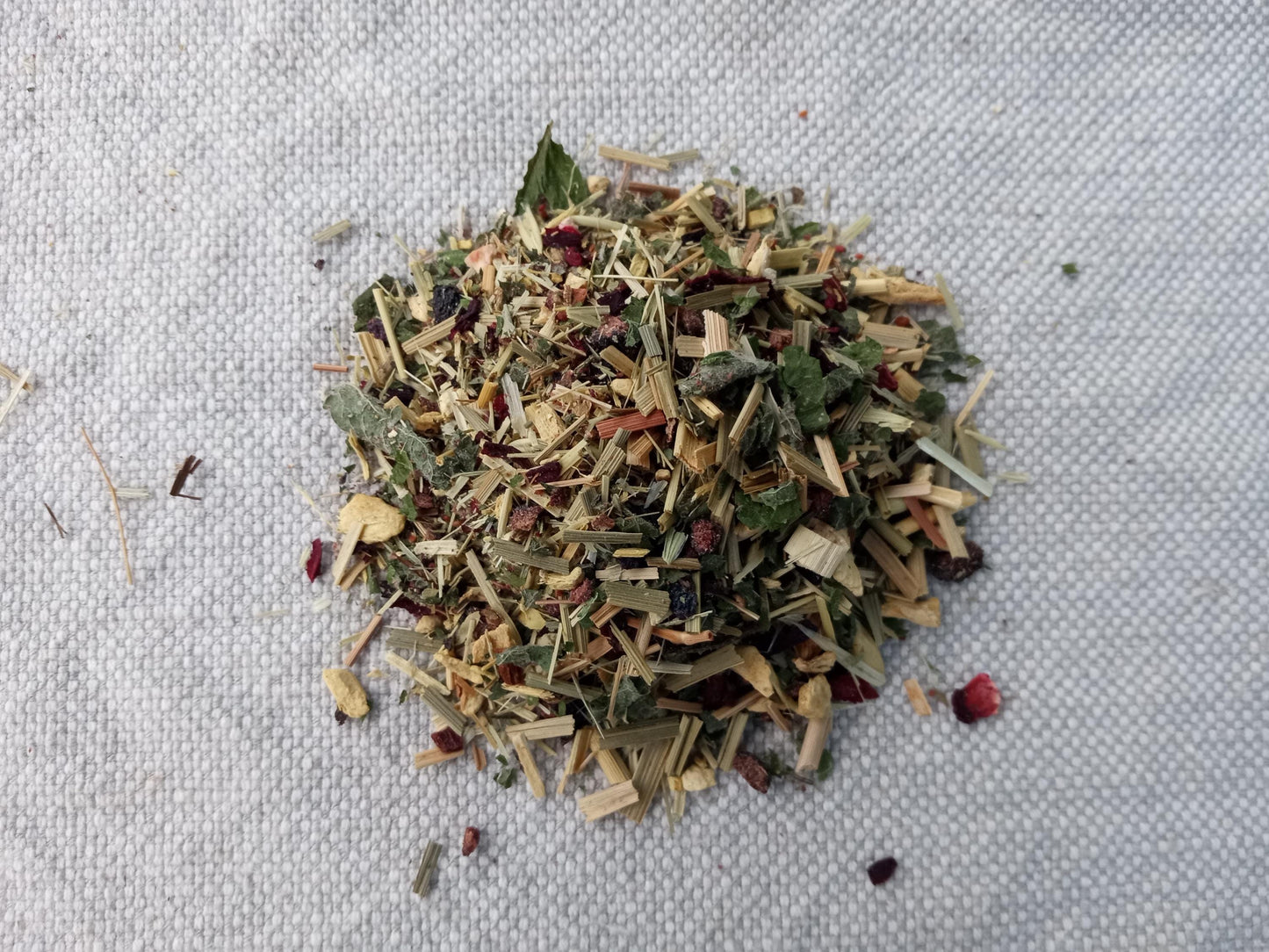Vitamin B-Complex Organic Herbal Tea Blend - Hormone Tea with Oatstraw, Licorice Root, Ginger, Blueberries, Apple Mint & Lemongrass