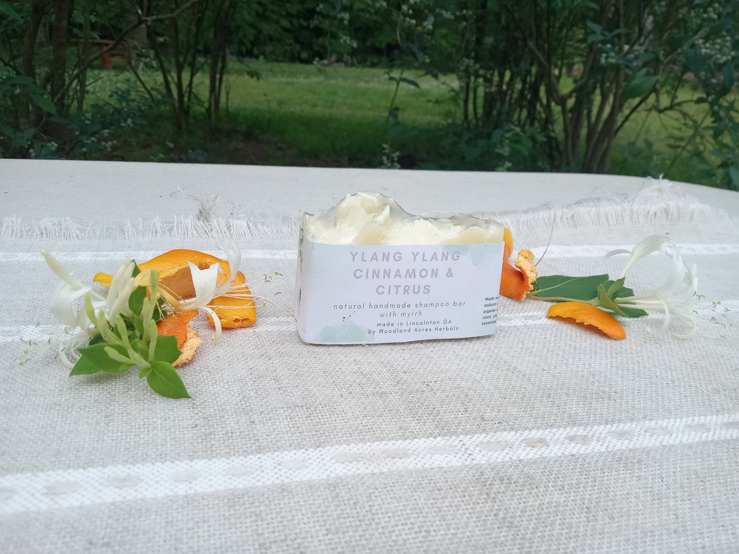 Castor Oil Shampoo Bar with Rosemary & Aloe Handcrafted with Tallow and Herb Infused Olive Oil - Natural Chemical-Free Shampoo