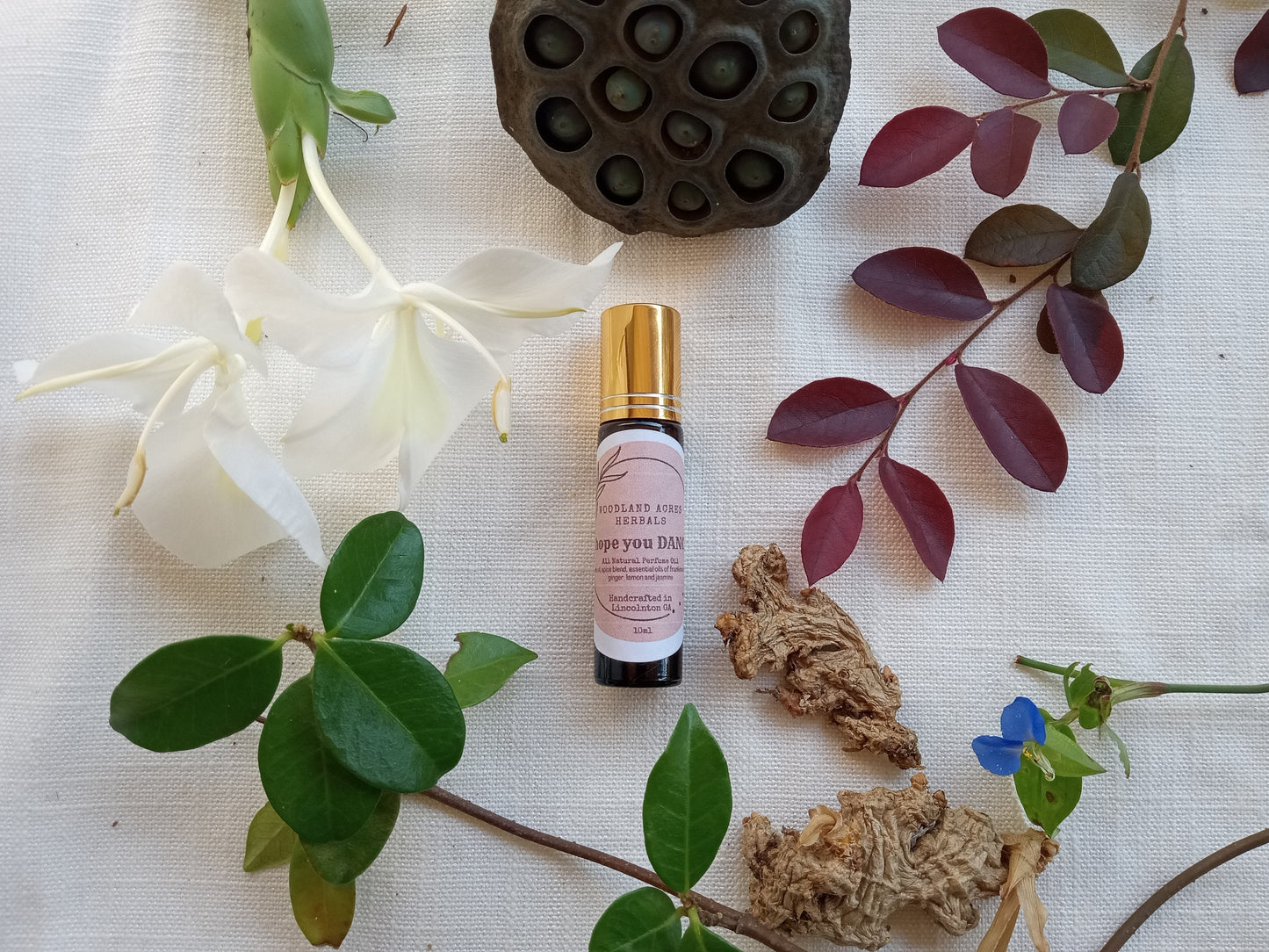 i hope you DANCE - Ylang Ylang Perfume Roller with Ginger Oil & Frankincense - Essential Oil Roll-On for Women - Natural Fragrance for Her