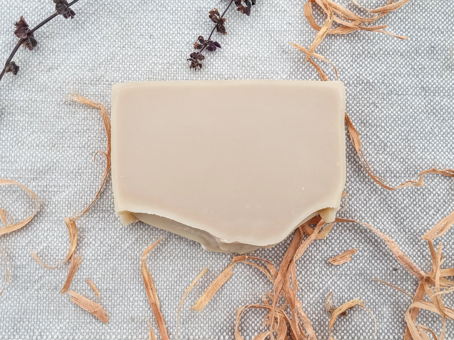 King's Palace - Nettle Infused Basil & Cedarwood Essential Oil Soap made with Tallow, Shea Butter and Castor Oil - Coconut-Free 5oz Natural Soap for Guys
