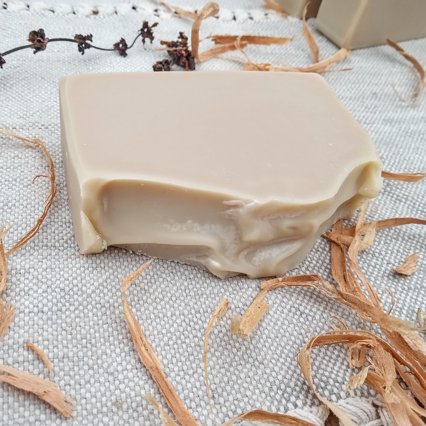 King's Palace - Nettle Infused Basil & Cedarwood Essential Oil Soap made with Tallow, Shea Butter and Castor Oil - Coconut-Free 5oz Natural Soap for Guys