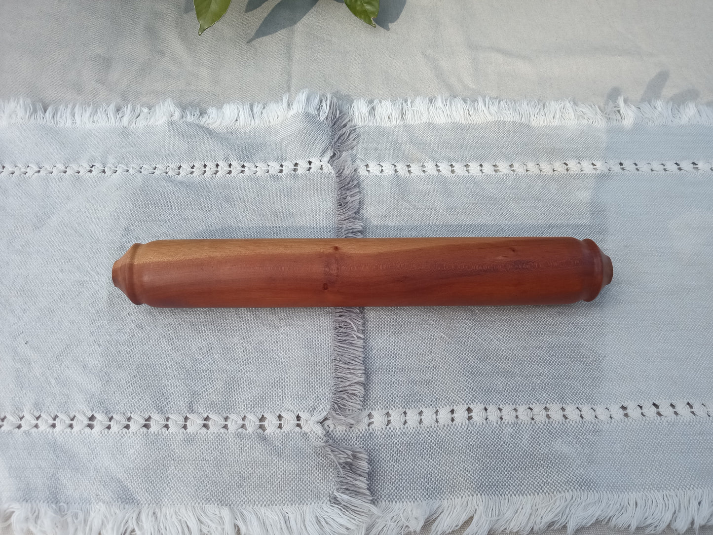 Handmade Wooden Rolling Pin - 14" Cherry Wood Roller - Unique Wood Gift for the Chef
