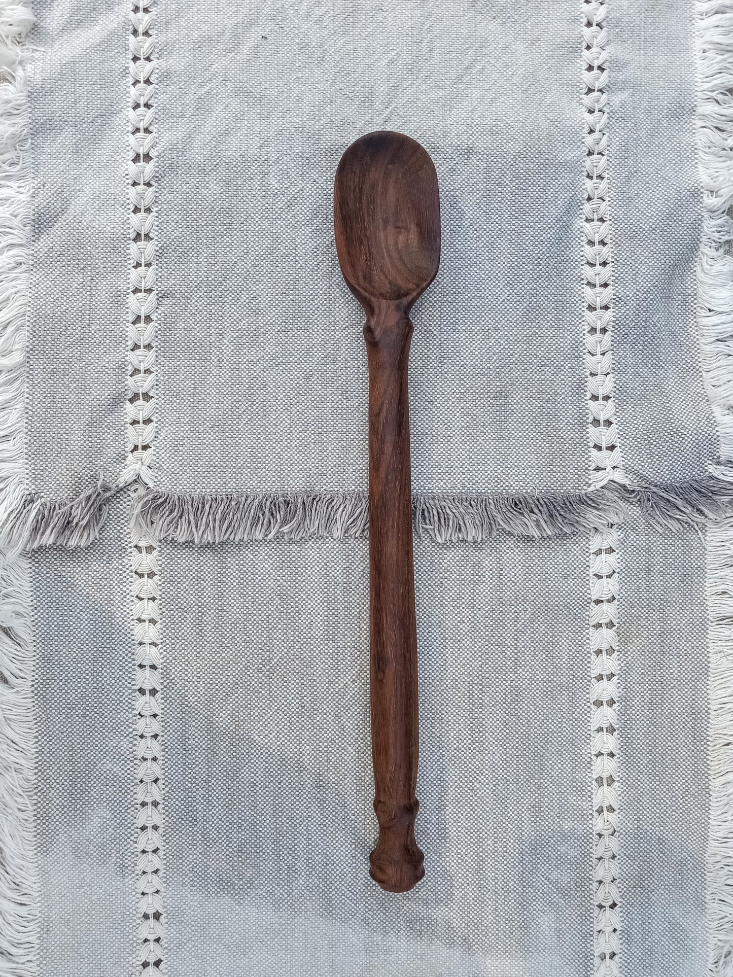 Handmade Walnut Wood Mixing Spoon: Chef Gift, Kitchen Decor