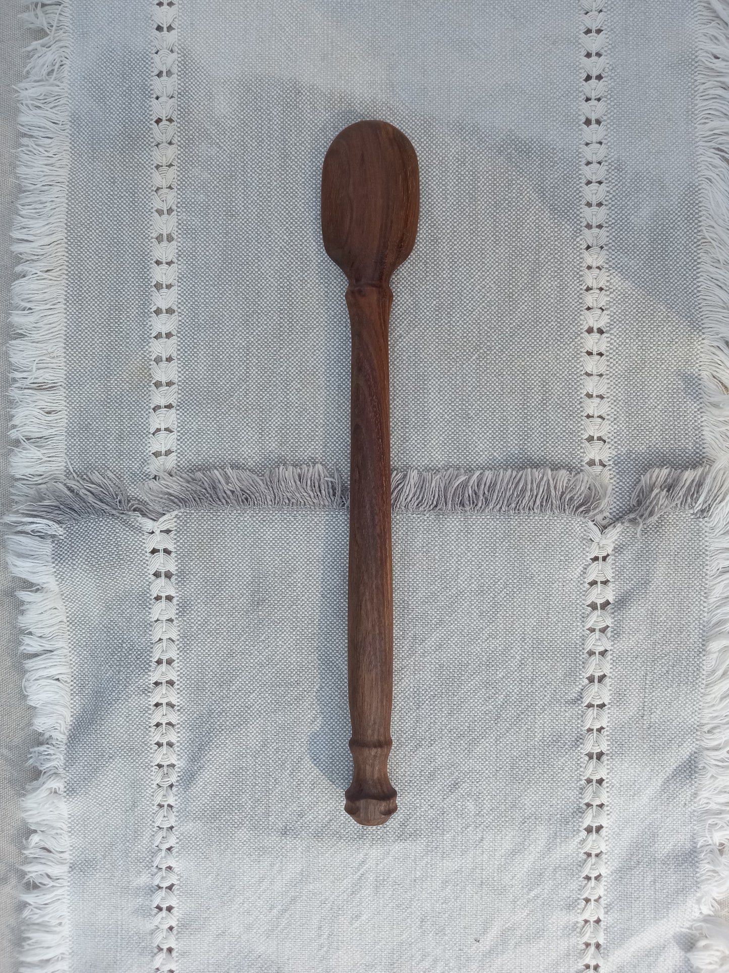 Handmade Walnut Wood Mixing Spoon: Chef Gift, Kitchen Decor