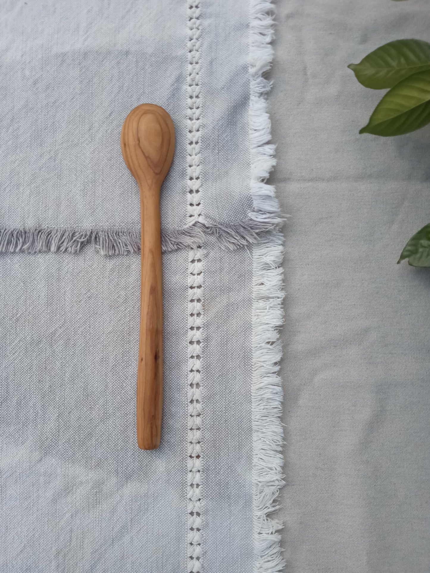 Handmade Wooden Spoon Carved from Pecan Wood - Wooden Mixing Spoon - Unique Wood Gifts for the Chef
