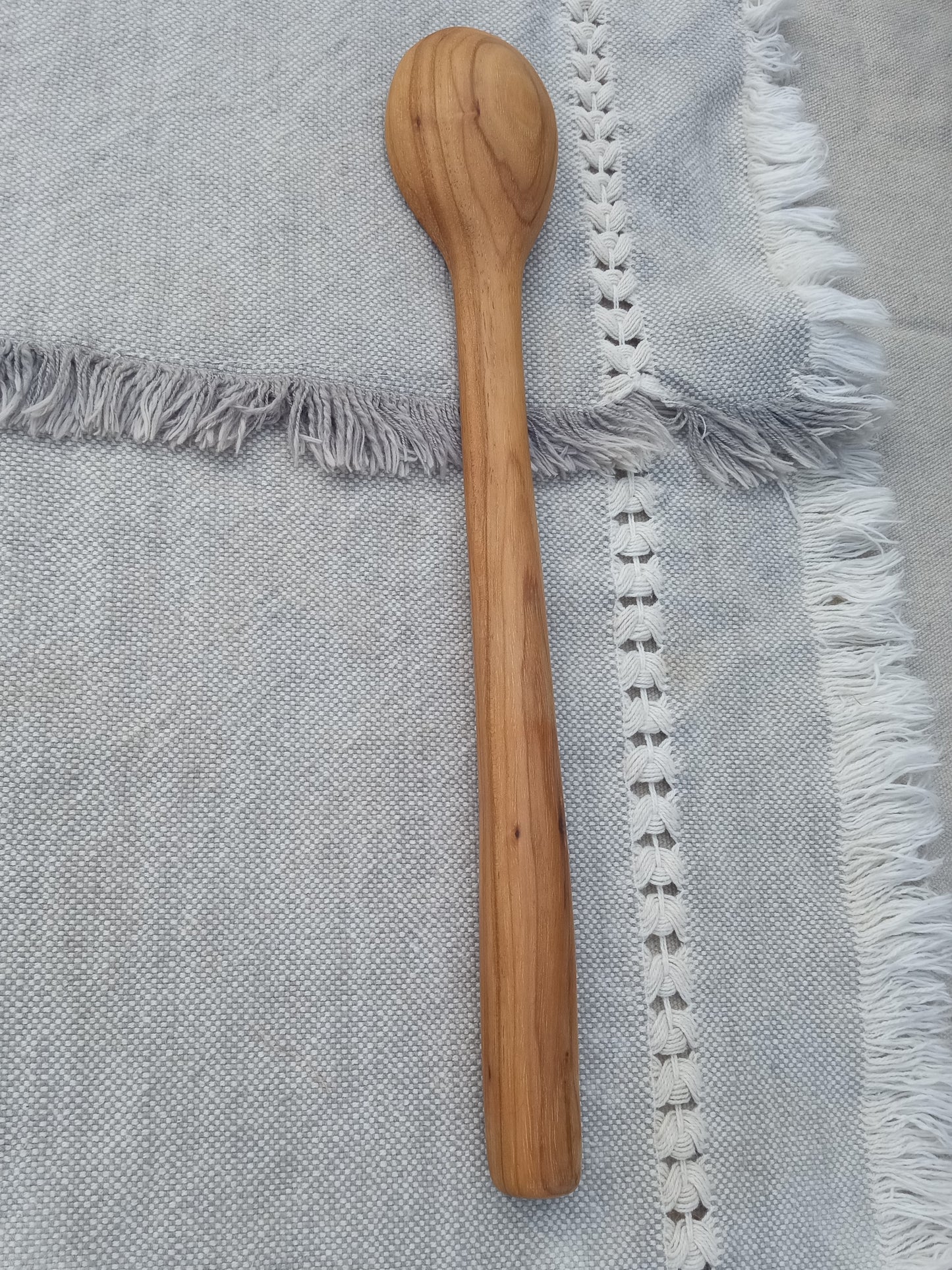 Handmade Wooden Spoon Carved from Pecan Wood - Wooden Mixing Spoon - Unique Wood Gifts for the Chef