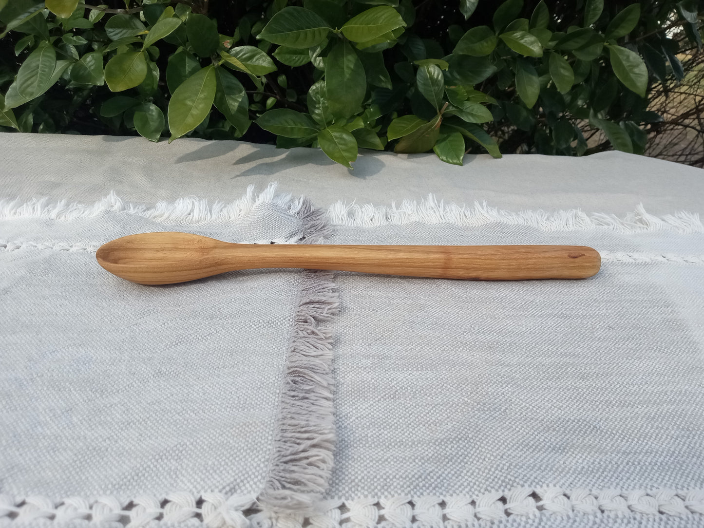 Handmade Wooden Spoon Carved from Pecan Wood - Wooden Mixing Spoon - Unique Wood Gifts for the Chef