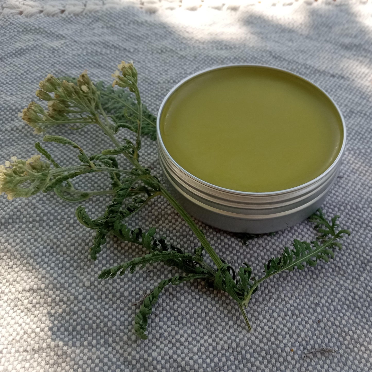 Comfrey Salve with Chickweed, Self-Heal, Yarrow & Thyme - Herbal Draw Salve - Juniper Essential Oil Balm with Geranium and Grapefruit Oil