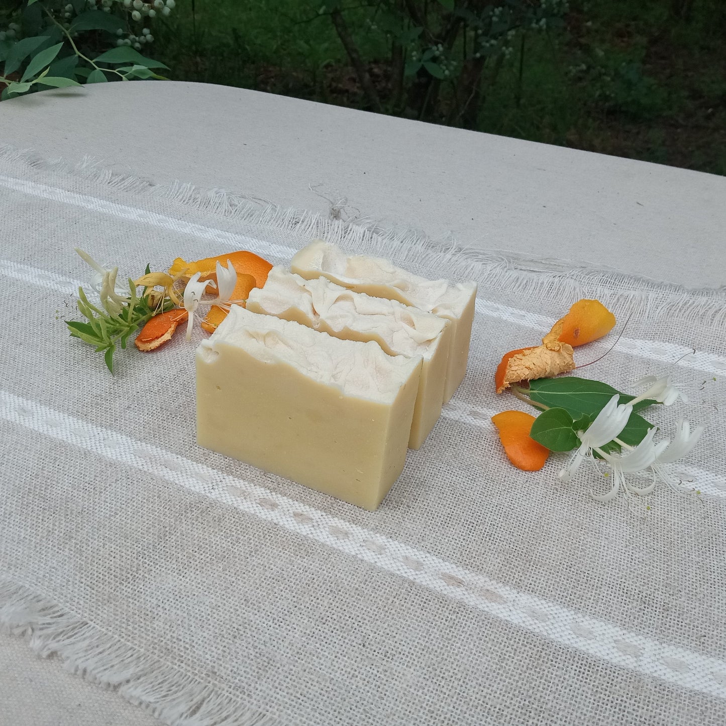 Castor Oil Shampoo Bar with Rosemary & Aloe Handcrafted with Tallow and Herb Infused Olive Oil - Natural Chemical-Free Shampoo