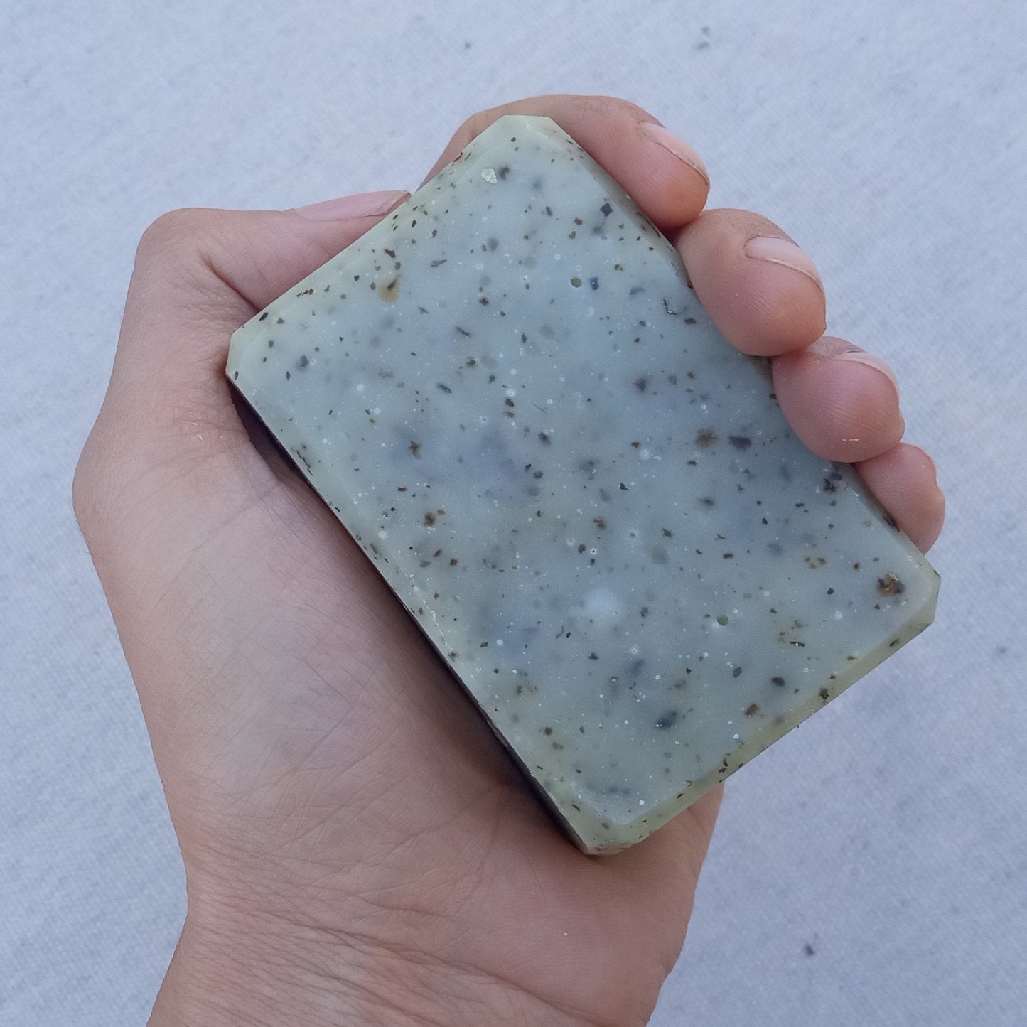 Calendula Soap with Chickweed Herb - Unscented Moisturizing Herbal Soap Bars for Sensitive Skin - Handmade Tallow Soap with Olive Oil