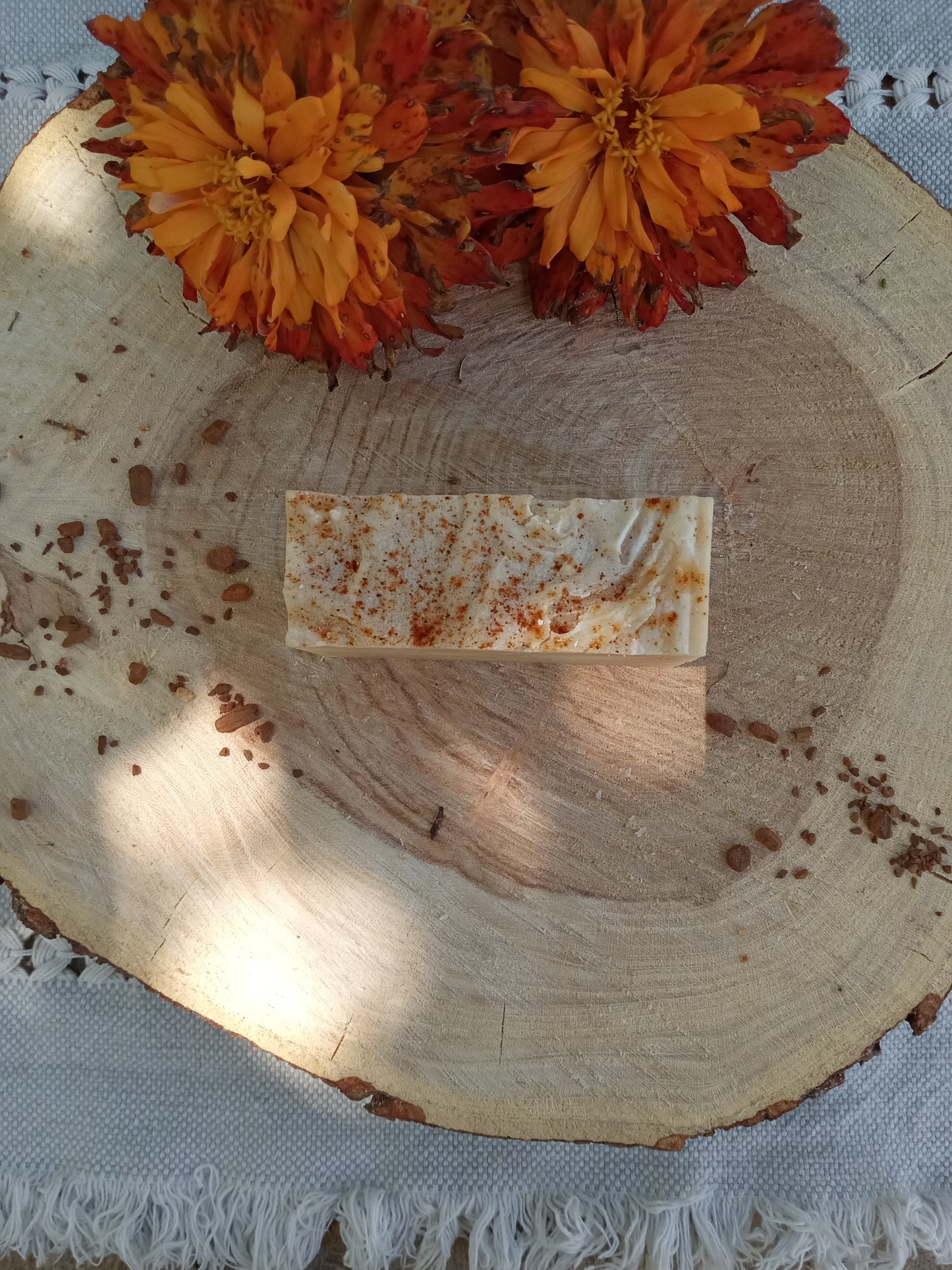 Cinnamon & Grapefruit Soap: Handcrafted with Tallow and Olive Oil