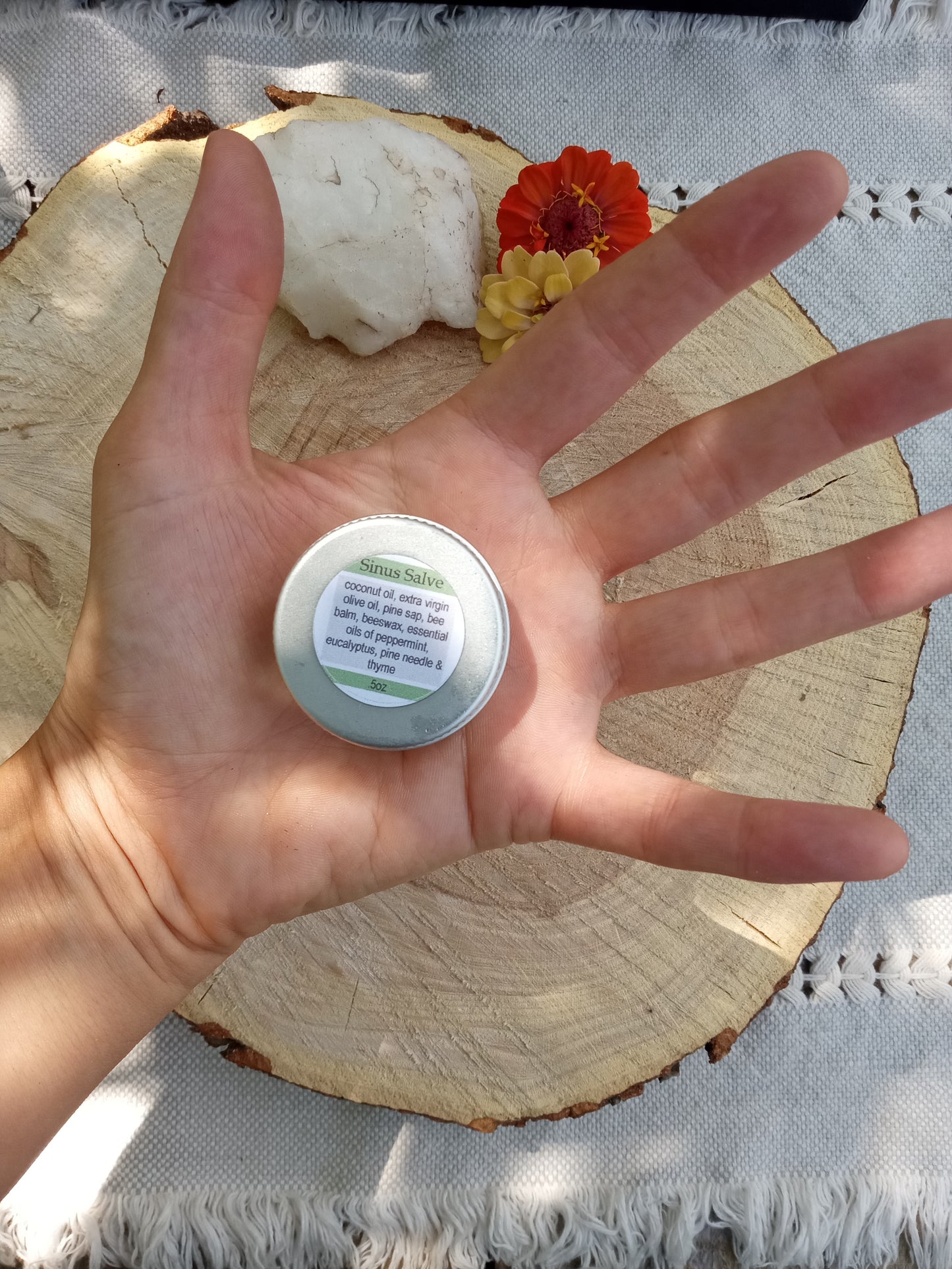 Herbal Salve Collection of 4 Sample Size Salves for Natural Skincare - Unique Handmade Herbal Gifts