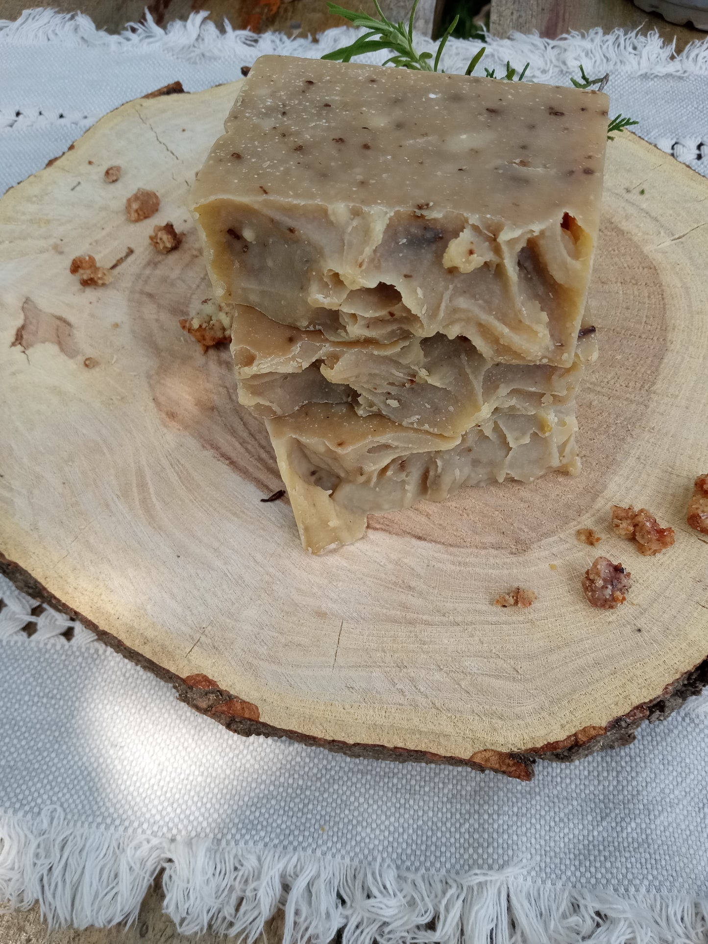 Pine & Rosemary Soap: Vetiver Scented Natural Shea Bars