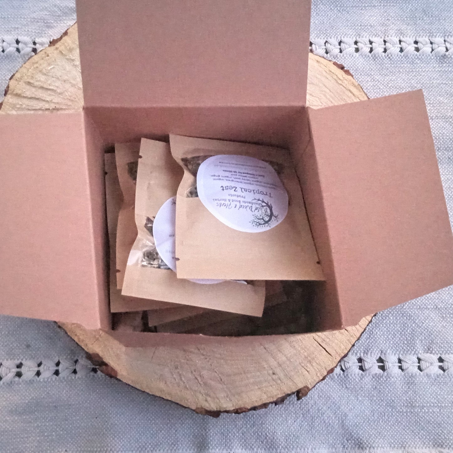 Organic Herbal Tea Sampler: Handcrafted Loose Leaf Tea Blends