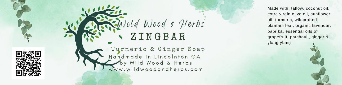 Turmeric Ginger Soap: Infused with Plantain & Lavender