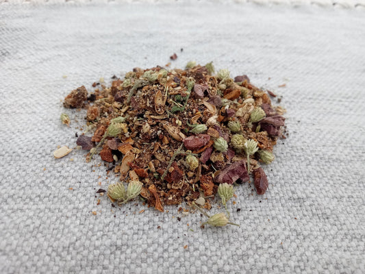 Organic Liver Cleanse Tea with Milk Thistle Seed, Dandelion Root & Yarrow - Herbal Tea for Gut Health with Black Walnut Hull - Bitter Herbs