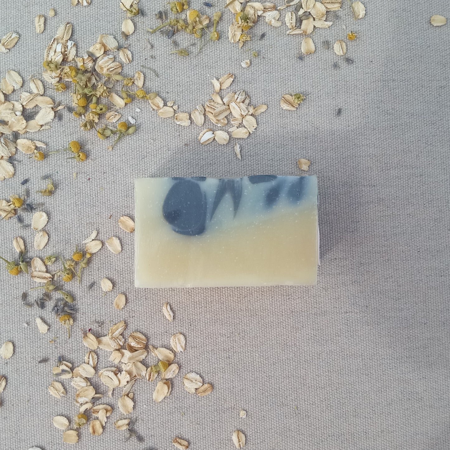 Wild Meadow - Moisturizing Lavender Soap with Calendula & Geranium - Herbal Body Wash for Natural Skin Care - Tallow Soap with Shea Butter and Olive Oil