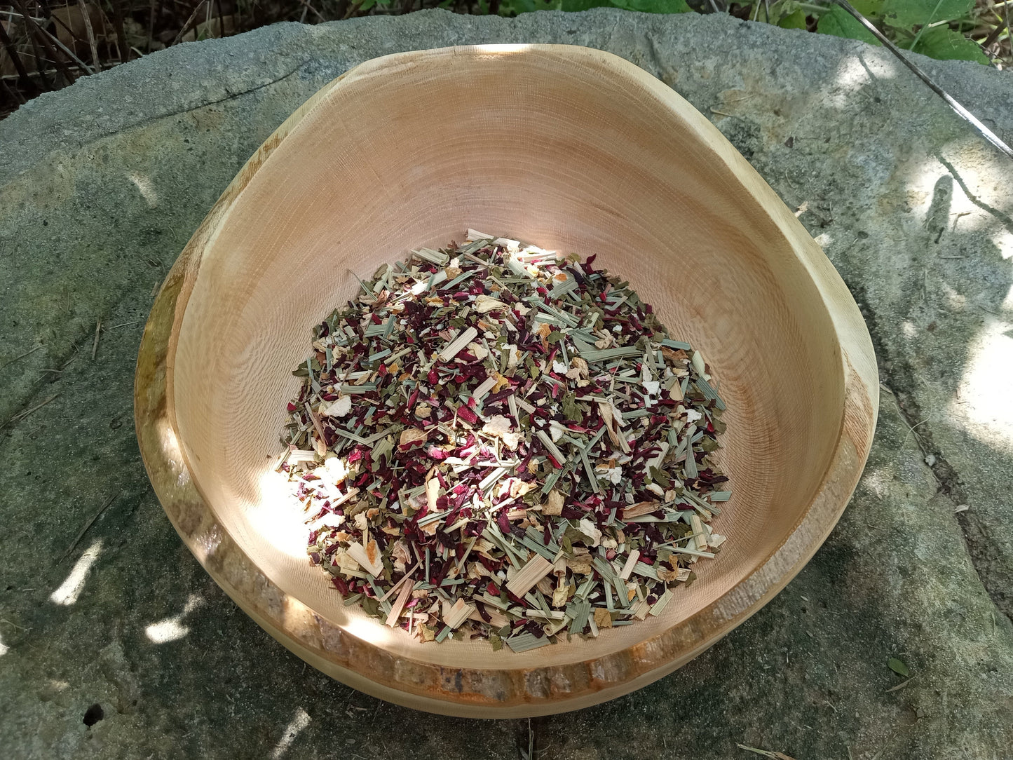 Tropical Zest Organic Lemongrass & Hibiscus Tea with Peppermint, Ginger and Honey-Bush - High in Vitamin C