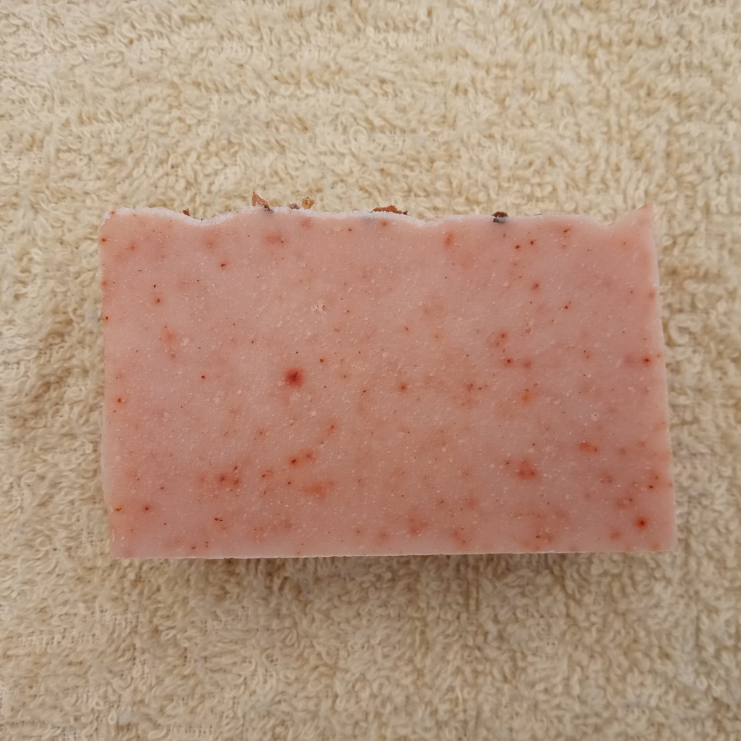 Pool Party Hibiscus Soap with Wild Rose Petals - Handmade Herbal Bar Soap for Face & Body - Natural Tallow Soap with Coconut Oil - Cold Process Soaps