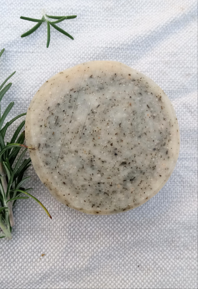 Fresh Air - Rosemary & Eucalyptus Soap with Aloe - Cold Process Soap Bars Handmade with Lard & Coconut Oil
