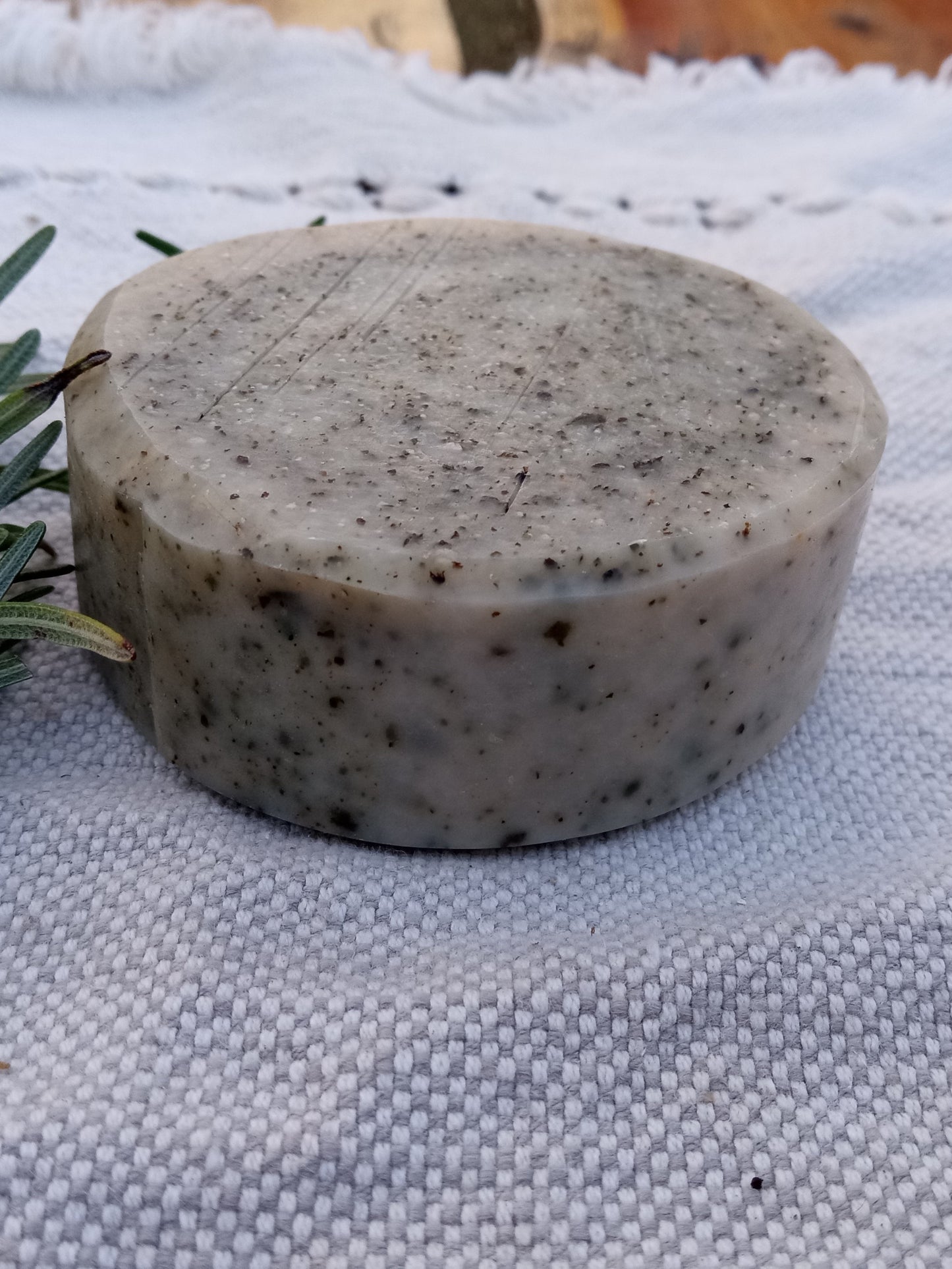 Fresh Air - Rosemary & Eucalyptus Soap with Aloe - Cold Process Soap Bars Handmade with Lard & Coconut Oil