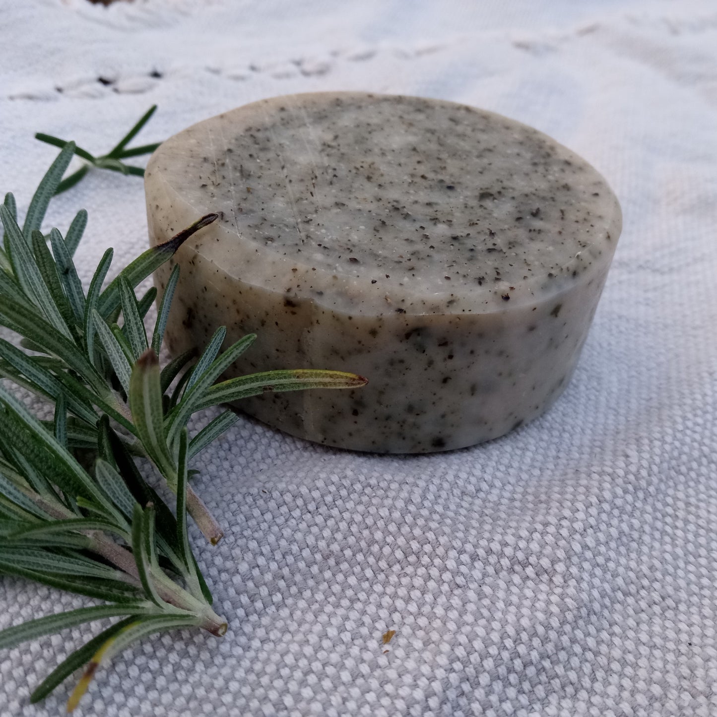 Fresh Air - Rosemary & Eucalyptus Soap with Aloe - Cold Process Soap Bars Handmade with Lard & Coconut Oil