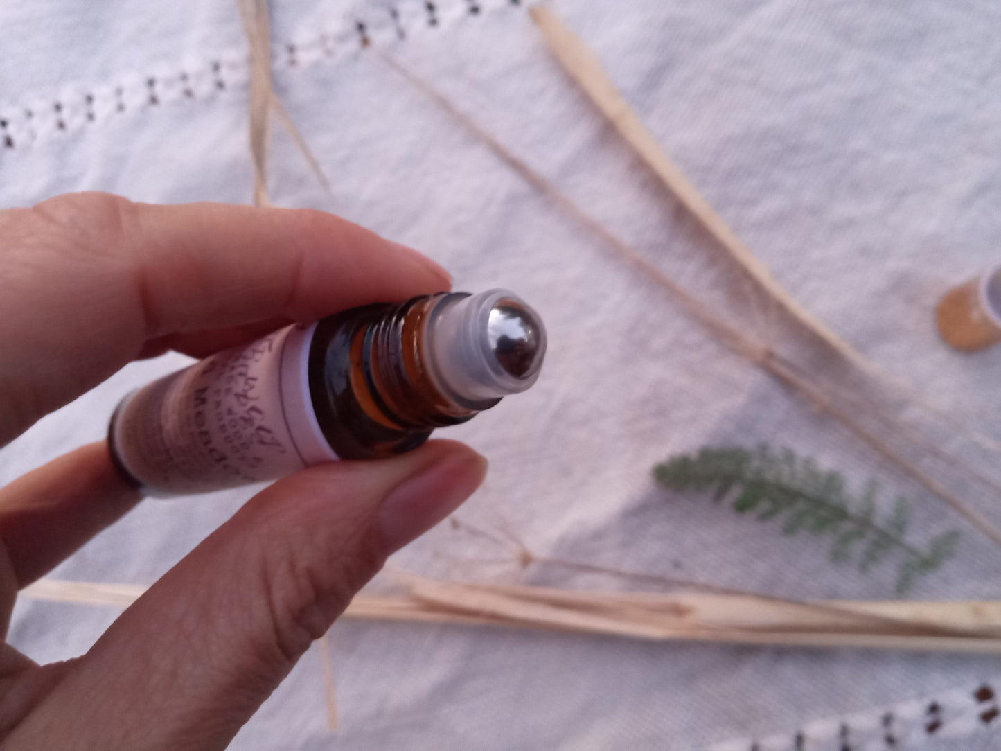 Wild Meadow Perfume Oil with Orange & Spearmint Essential Oils, Ylang Ylang, Rose, Vetiver and Ginger - Natural Every Day Fragrance for Her