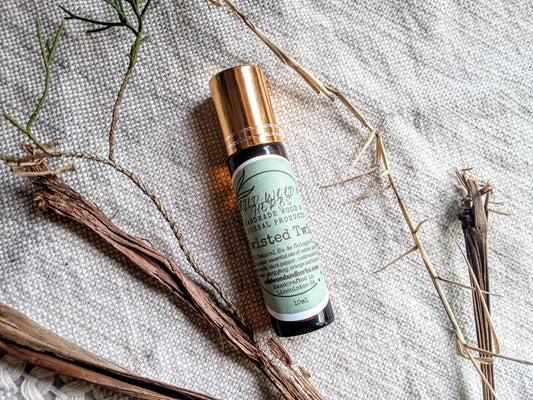 Twisted Twig - Cedarwood Oil & Patchouli Cologne Roll-On for Men with Orange - Essential Oil Roller - Natural Fragrance Oil - Vegan Perfume