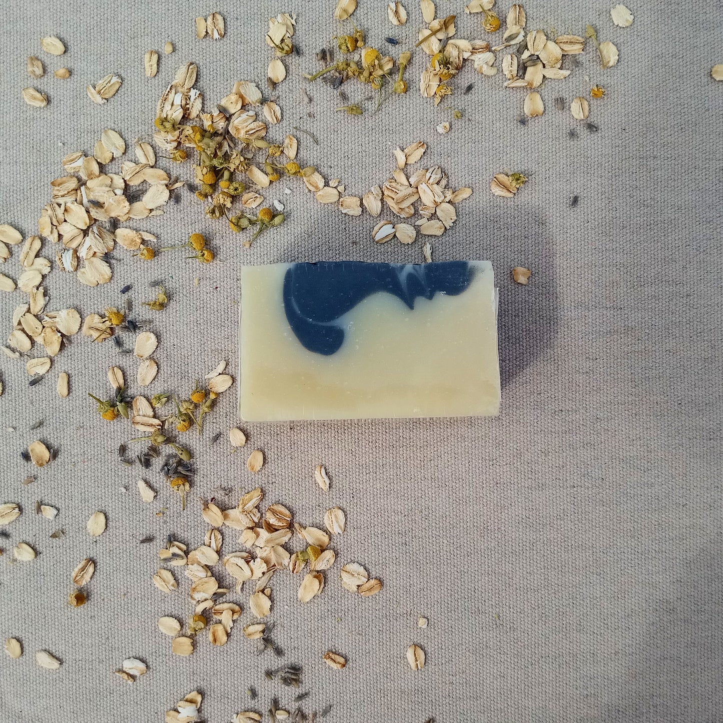 Wild Meadow - Moisturizing Lavender Soap with Calendula & Geranium - Herbal Body Wash for Natural Skin Care - Tallow Soap with Shea Butter and Olive Oil