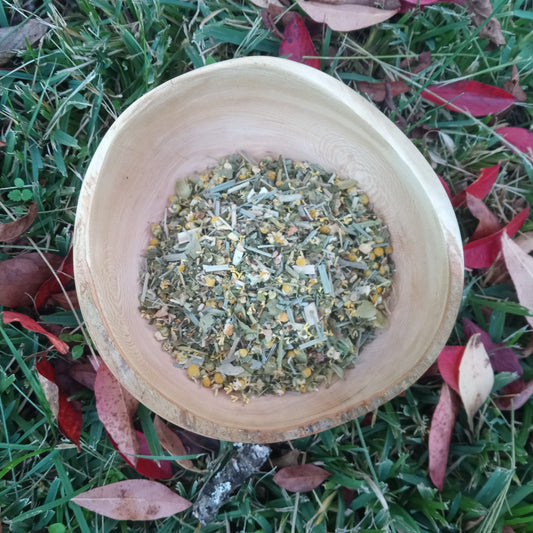 Licorice Root Tea with Hops, Chamomile, Peppermint & Lemongrass Herbs - Calming Herbal Tea - Take it Easy Tea - Fall Tea Party