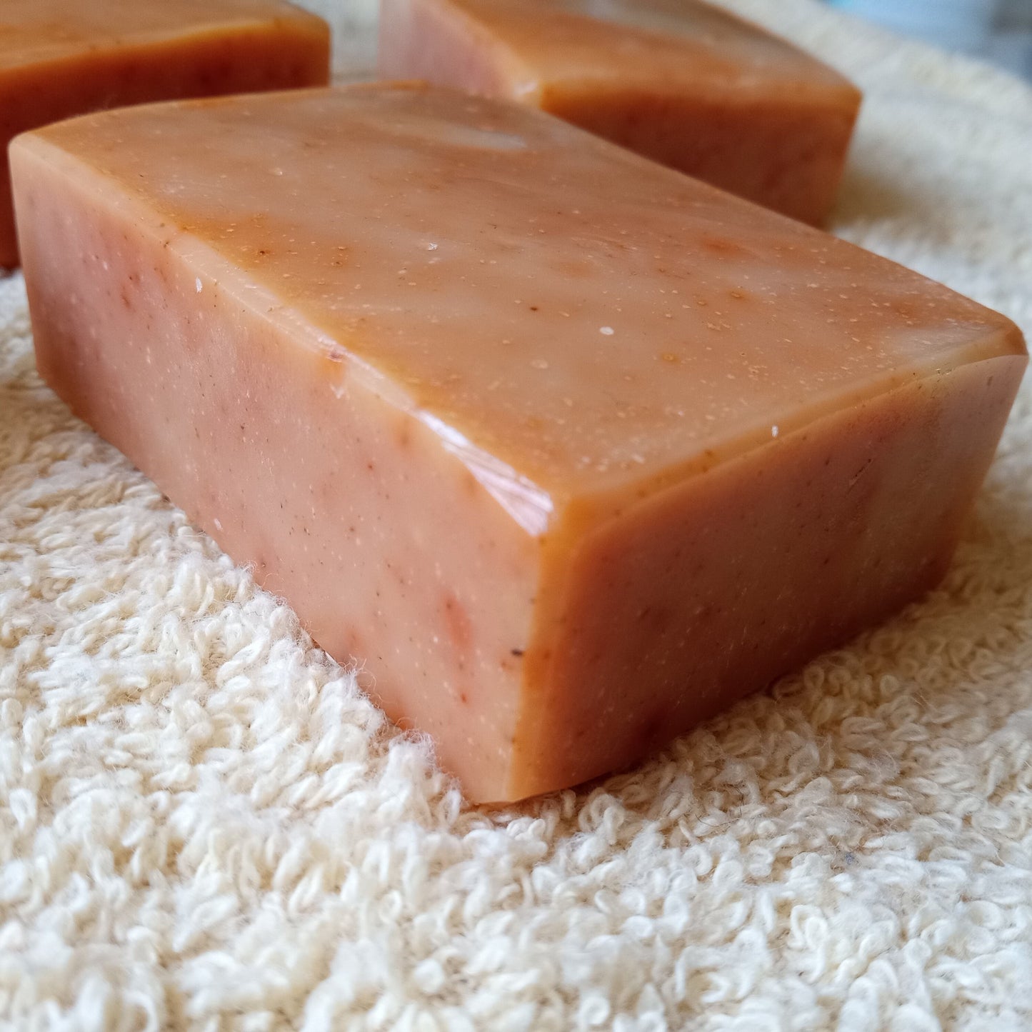 Hibiscus Soap with Self Heal Herb & Rose Petals - Handmade Herbal Bath and Body Bar Soap with Shea - Essential Oil Scented Olive Oil Soap