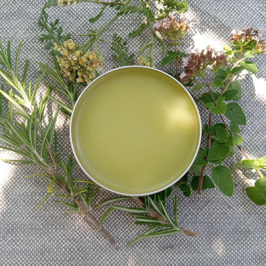 Vein Salve with Yarrow, Calendula, Cypress & Geranium - Herbal Toning Ointment - Gifts under 30 for Her - Natural Hemorrhoid Relief