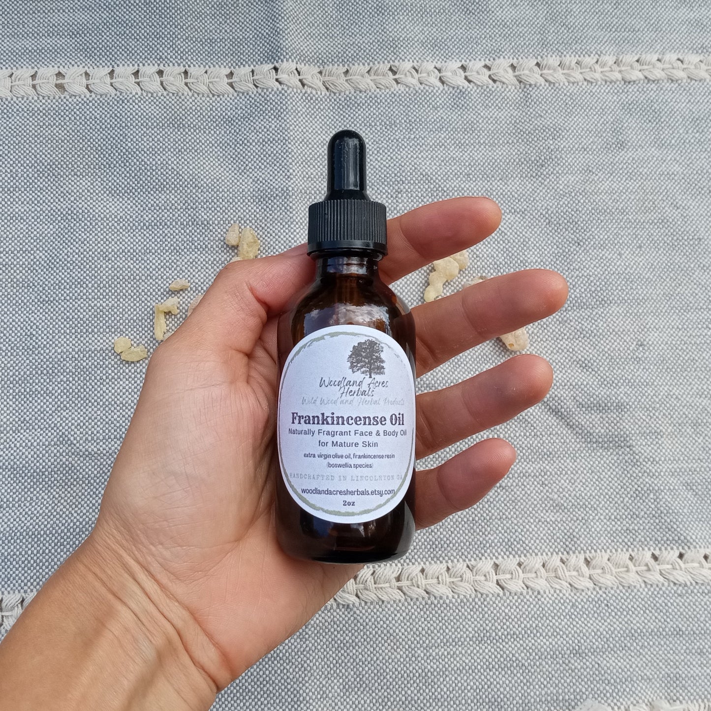 Frankincense Infused Olive Oil: Herbal Face & Body Oil for Sunspots -  2oz