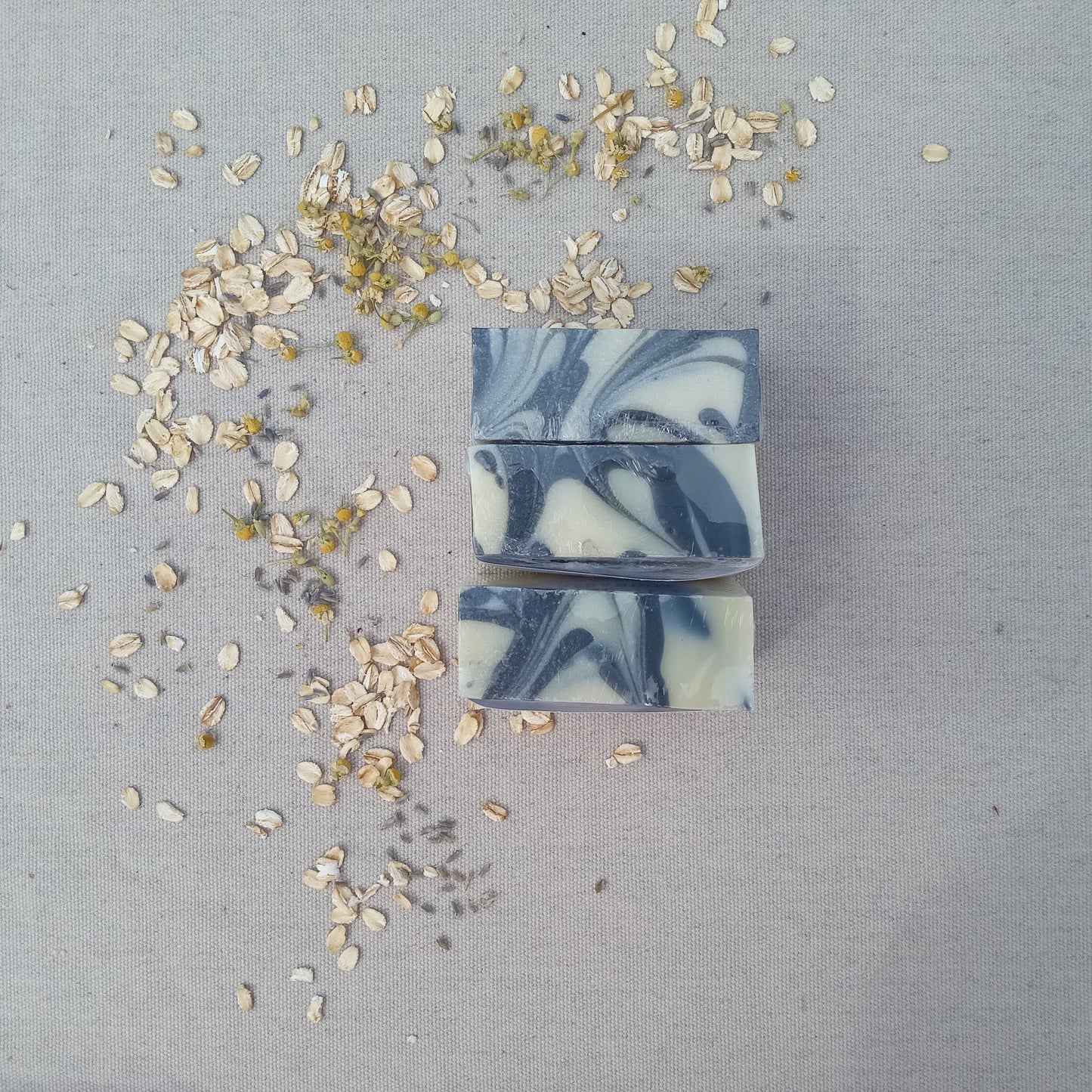 Wild Meadow - Moisturizing Lavender Soap with Calendula & Geranium - Herbal Body Wash for Natural Skin Care - Tallow Soap with Shea Butter and Olive Oil
