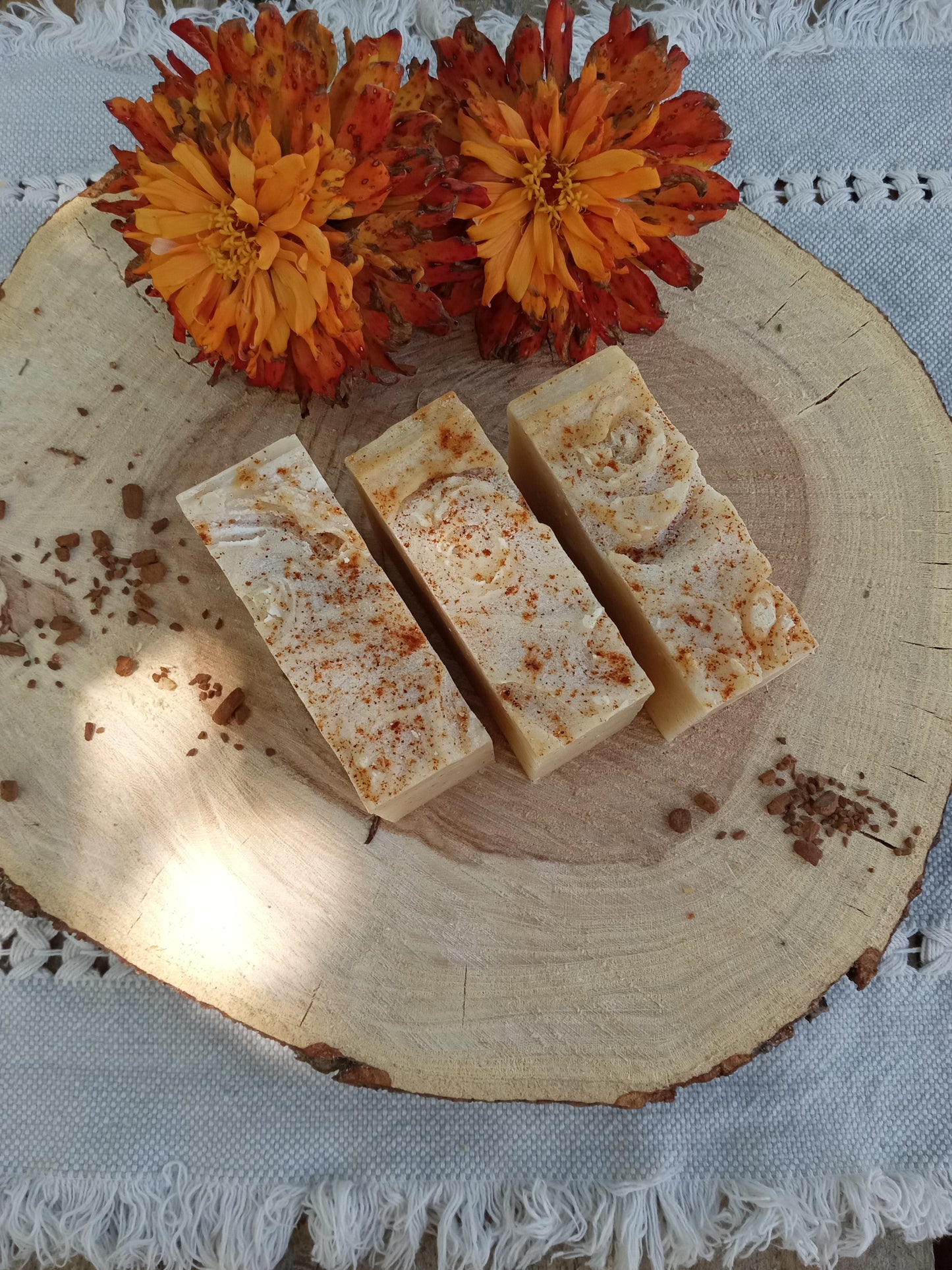 Cinnamon & Grapefruit Soap: Handcrafted with Tallow and Olive Oil