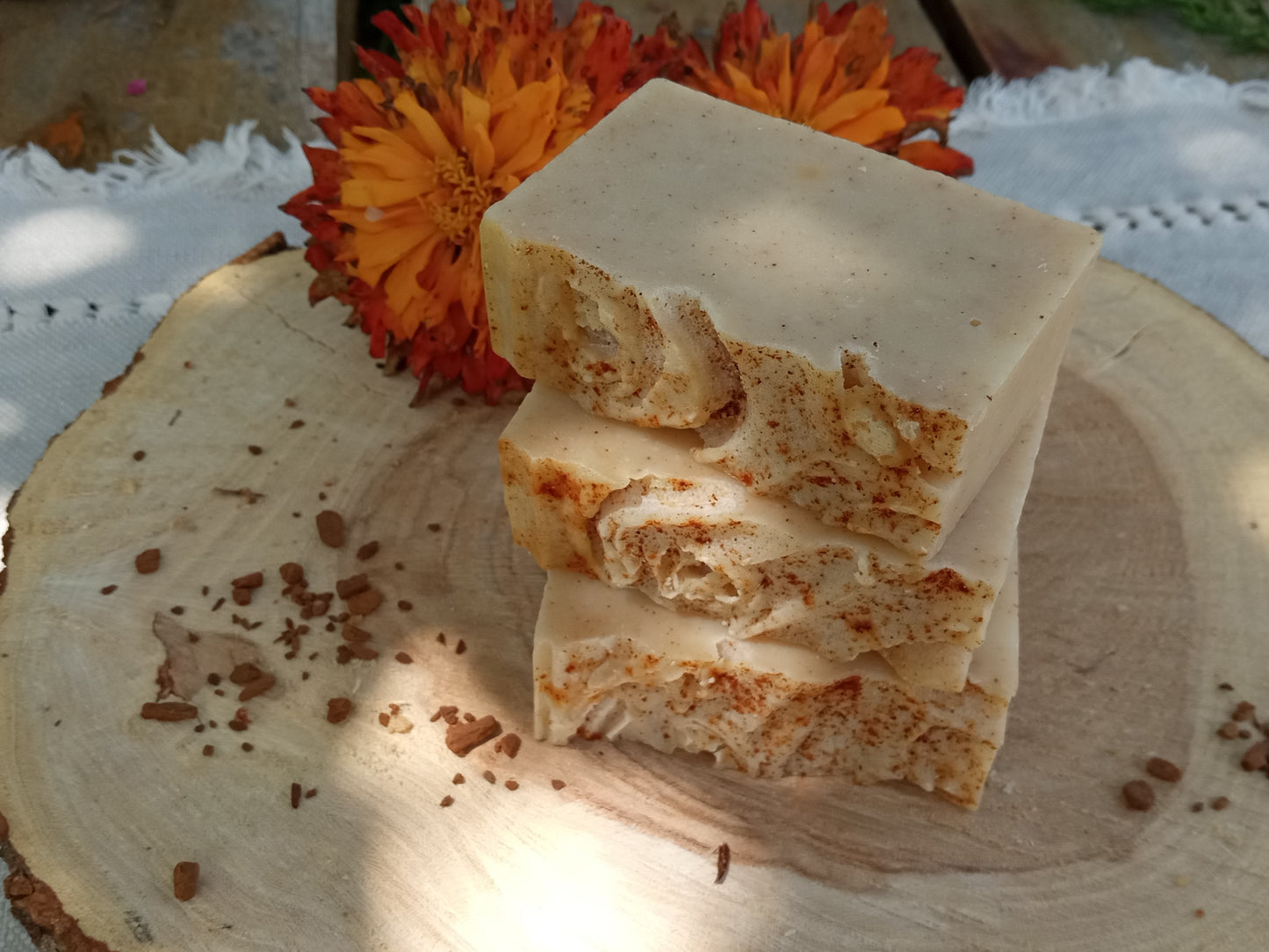 Cinnamon & Grapefruit Soap: Handcrafted with Tallow and Olive Oil