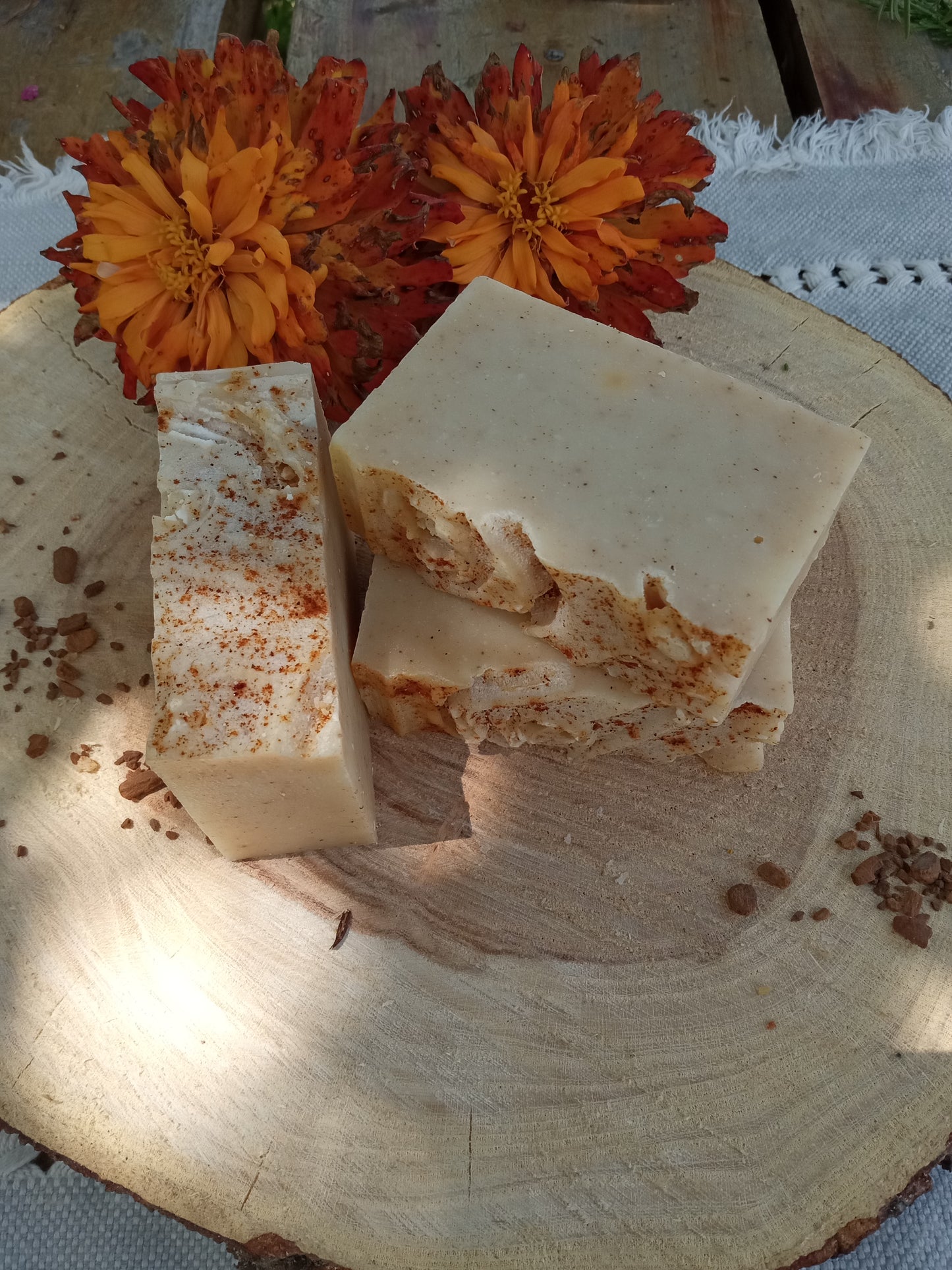 Cinnamon & Grapefruit Soap: Handcrafted with Tallow and Olive Oil