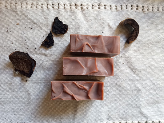 Hiker's Sidebar - Black Walnut Hull Soap with Tea Tree & Neem Oil - Handmade Herbal Soap for Athletes and Nurses - Natural Vegan Bar Soap with Shea Butter