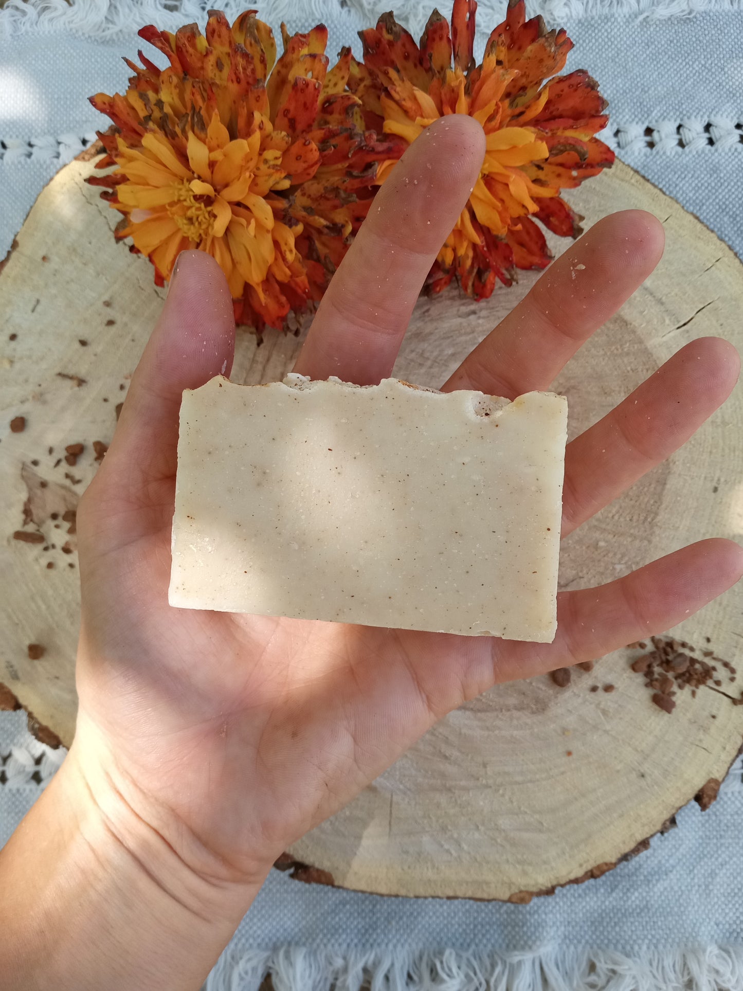 Cinnamon & Grapefruit Soap: Handcrafted with Tallow and Olive Oil