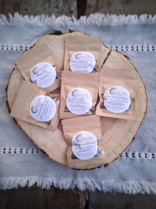 Organic Herbal Tea Sampler: Handcrafted Loose Leaf Tea Blends